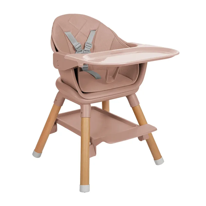 Kikkaboo 2-in-1 Woody 2024 Kinderstoel Voor Thuis Roze Kinderen från Kikkaboo i Rosa – produktbild 6 av 6