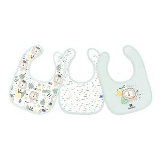 Savanna Cotton Set Van 3 Slabbetjes de Kikkaboo – photo produit 1 sur 2