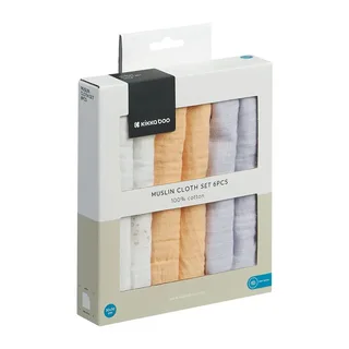 Seally Me Set Van 6 Mousseline Doeken 30x30 Cm de Kikkaboo – photo produit 2 sur 2