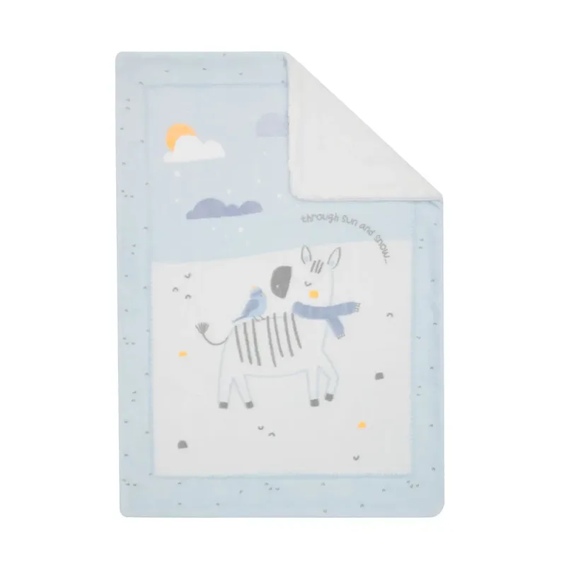 Stripy Friends Superzachte Sherpa Babydeken 110/140 Cm de Kikkaboo – photo produit