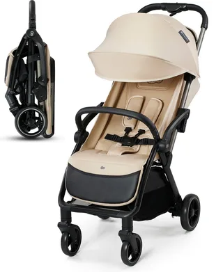 APINO - Buggy - Automatisch inklapbaar - Tot 22 kg - Verstelbare rugleuning von Kinderkraft in Beige – Produktfoto 1 von 4