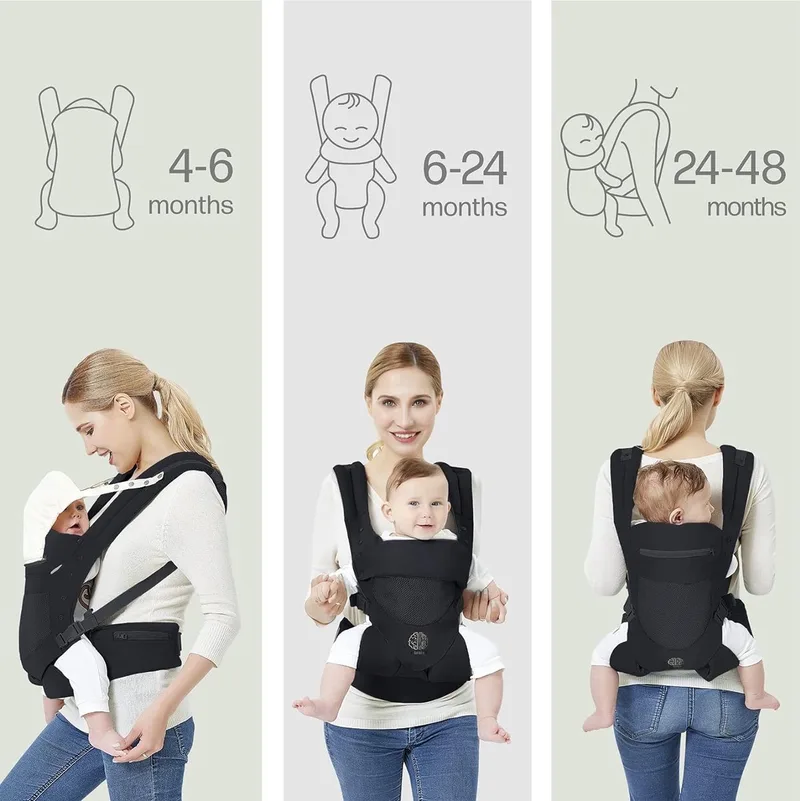 baby carrier / babydrager - baby carrier Backpack for newborn to toddlers, baby carrier / Kinderdrager by Kinderkraft – product photo