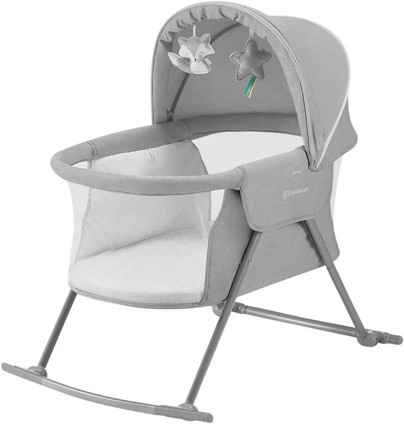 Baby-Reisebett LOVI de Kinderkraft en Grau – photo produit