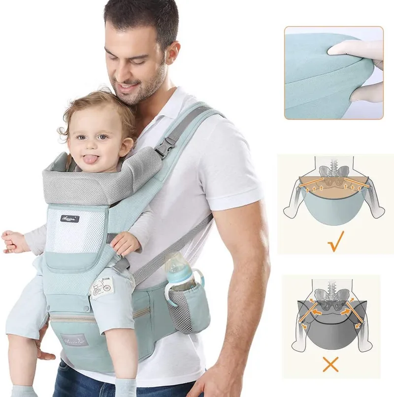 babydrager - draagzak Rugzak voor pasgeboren tot peuters,baby carrier, ergonomic baby carrier by Kinderkraft – product photo