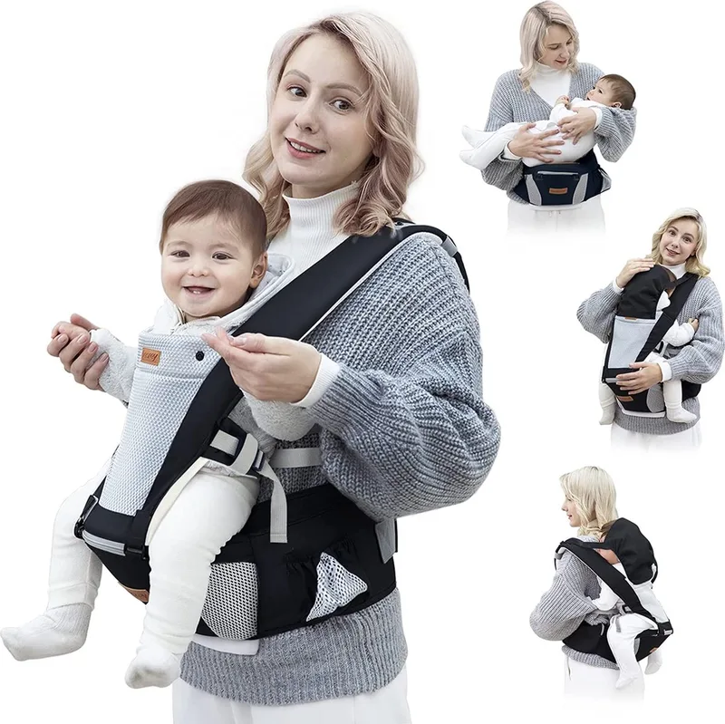 babydrager - draagzak Rugzak voor pasgeboren tot peuters,baby carrier, ergonomic baby carrier by Kinderkraft – product photo