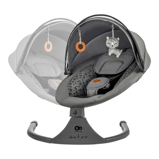 Babywippe LUMI 2 by Kinderkraft in Grey – product photo 2 of 3