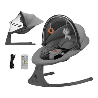Babywippe LUMI 2 by Kinderkraft in Grey – product photo 3 of 3