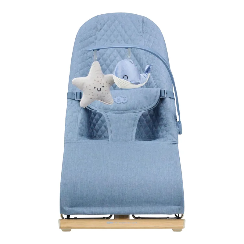 Babywippe MIMI von Kinderkraft in Blau, 72 × 40 × 60 mm – Produktfoto 1 von 3