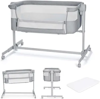 Beistellbett Neste Up 2 by Kinderkraft in Grey – product photo 1 of 5