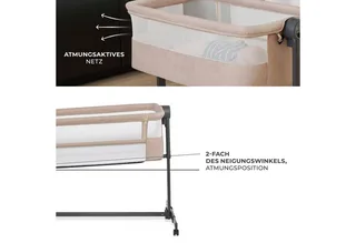 Beistellbett Neste Up 2 by Kinderkraft in Grey – product photo 5 of 5