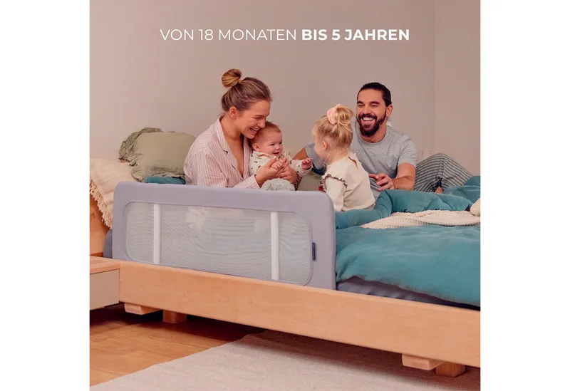 Bettschutzgitter Guard and Dream de Kinderkraft en Gris – photo produit 5 sur 5