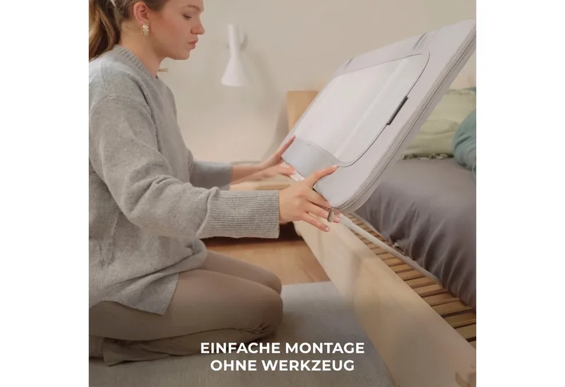 Bettschutzgitter Guard and Dream de Kinderkraft en Gris – photo produit 3 sur 5