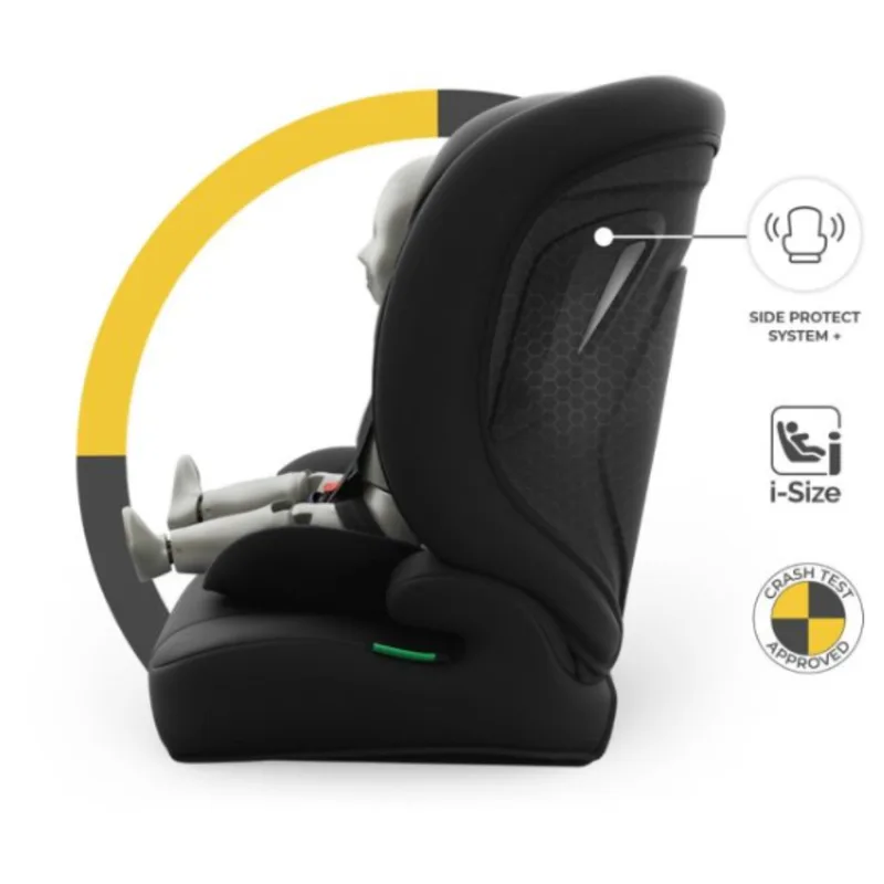 COMFORT UP 2 PLUS – Autostoel - 3-in-1 - Verstelbare Hoofdsteun von Kinderkraft in Schwarz – Produktfoto 3 von 4