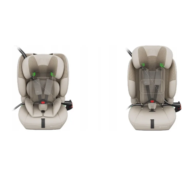 COMFORT UP 2 PLUS – Autostoel i-Size – 76-150 cm – 3-in-1 stoel/booster von Kinderkraft in Beige – Produktfoto 4 von 4