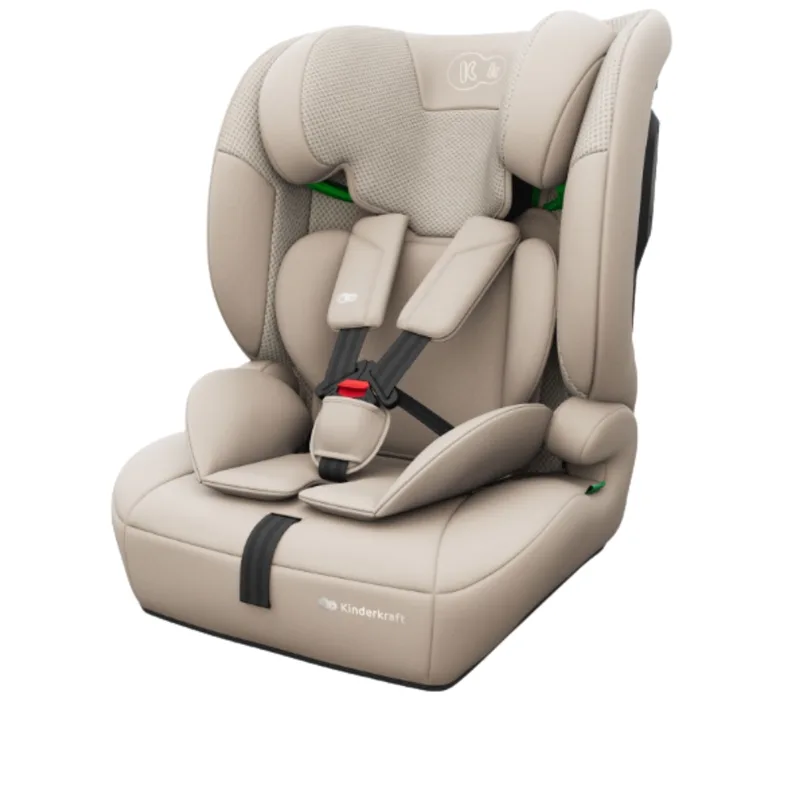 COMFORT UP 2 PLUS – Autostoel i-Size – 76-150 cm – 3-in-1 stoel/booster von Kinderkraft in Beige – Produktfoto 3 von 4