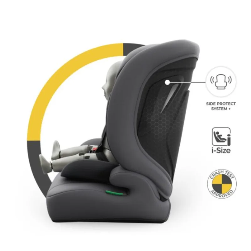 COMFORT UP 2 PLUS – Autostoel - Meegroeiend - Verstelbaar von Kinderkraft in Grau – Produktfoto 4 von 4