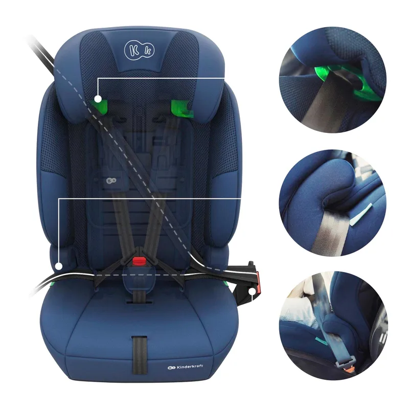 COMFORT UP 2 PLUS - Autostoel - Verstelbare Hoofdsteun by Kinderkraft in Blue – product photo 3 of 3