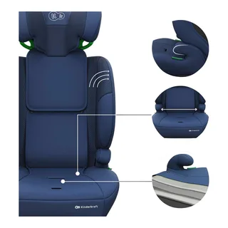 COMFORT UP 2 PLUS - Autostoel - Verstelbare Hoofdsteun by Kinderkraft in Blue – product photo 2 of 3
