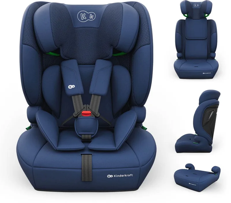 COMFORT UP 2 PLUS - Autostoel - Verstelbare Hoofdsteun från Kinderkraft i Blauw – produktbild