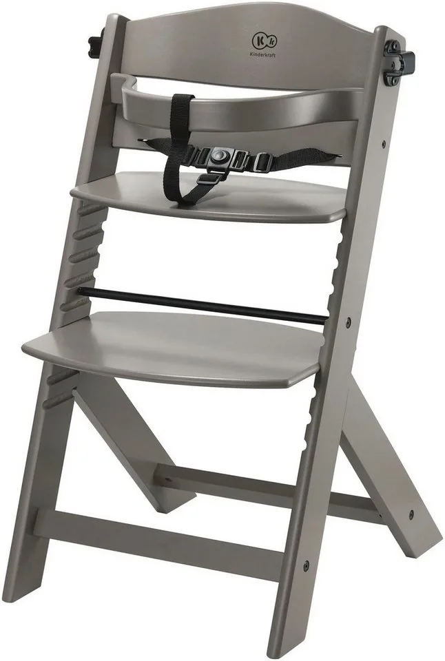 ENOCK - Houten Kinderstoel 3-in-1 - Hoge babystoel - 3-puntsgordel - Afneembare beugel von Kinderkraft in Braun – Produktfoto 2 von 5
