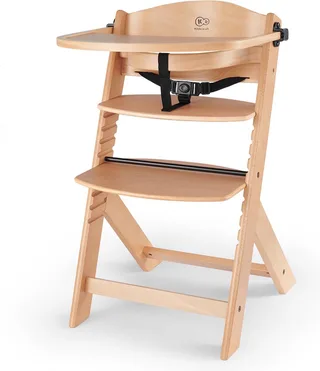 ENOCK - Houten Kinderstoel 3-in-1 - Hoge babystoel - Hoogte verstelbaar in 5 niveaus - Tot 10 jaar - Natuur von Kinderkraft – Produktfoto 1 von 5