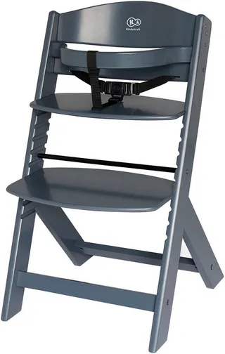 ENOCK - Houten Kinderstoel 3-in-1 - Hoge babystoel - Meegroeiend - Tot 10 jaar von Kinderkraft in Grau – Produktfoto 2 von 5