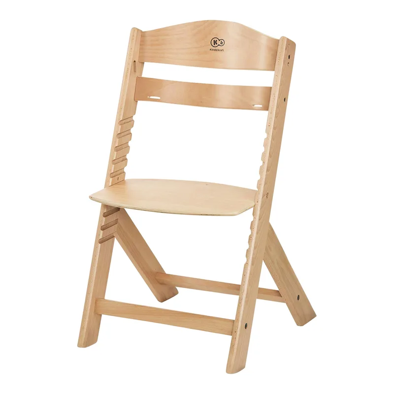 ENOCK met CALMEE 3-in-1 Houten Kinderstoel - Voor Baby’s en Kinderen tot 10 Jaar - Verstelbaar, Inclusief 3-Punts Gordels en Schommelstoel by Kinderkraft in Natural – product photo 3 of 3