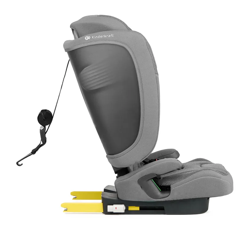FIX2GO i-Size Autostoel – 76-150 cm – Groep 2/3 – Vanaf 15 maanden by Kinderkraft in Grey – product photo 3 of 4