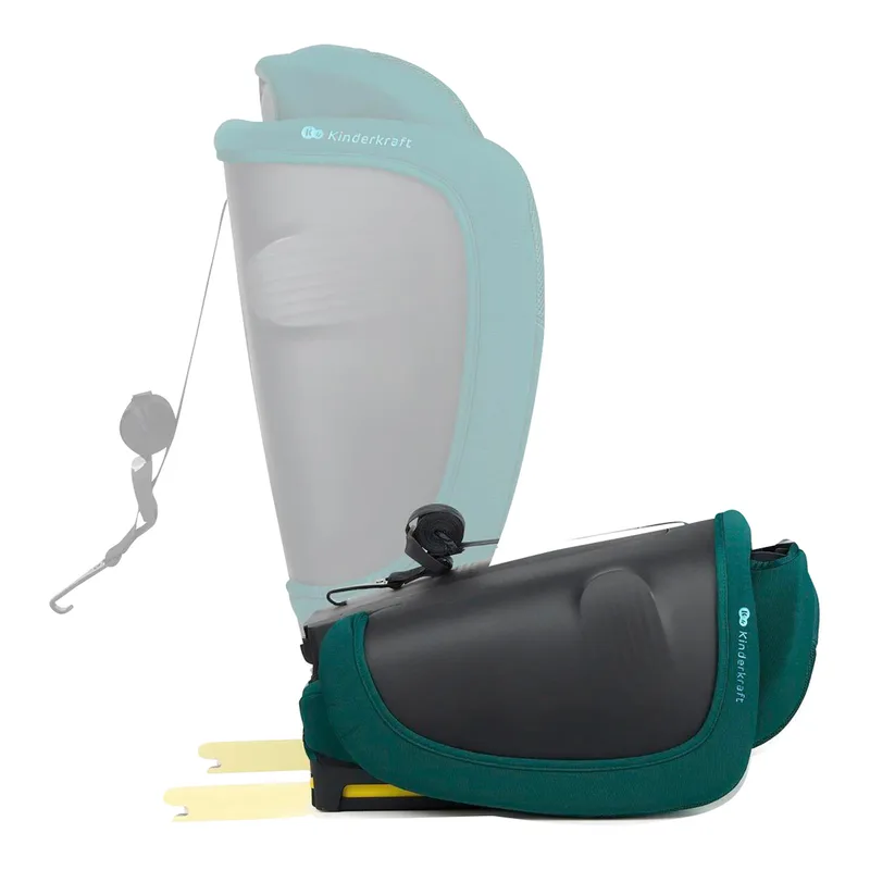 FIX2GO I-SIZE Autostoel – 76-150 cm – Met Isofix – Groep 2/3 von Kinderkraft in Grün – Produktfoto 3 von 3