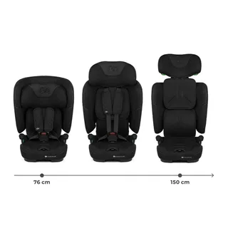 FIX2GO I-SIZE Autostoel – Autostoel tot 12 jaar - Meegroeiend – 76-150 cm by Kinderkraft in Black – product photo 4 of 4