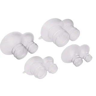 GENTLEFLOW Hands-Free Dubbele Borstkolf – Elektrische – Draadloos & Zeer Stil - Drievoudig Systeem met 9 Niveaus - Licht – 2 x 180 ml Reservoir – 4 Borstschilden (17–24 mm) von Kinderkraft in Gold – Produktfoto 3 von 4