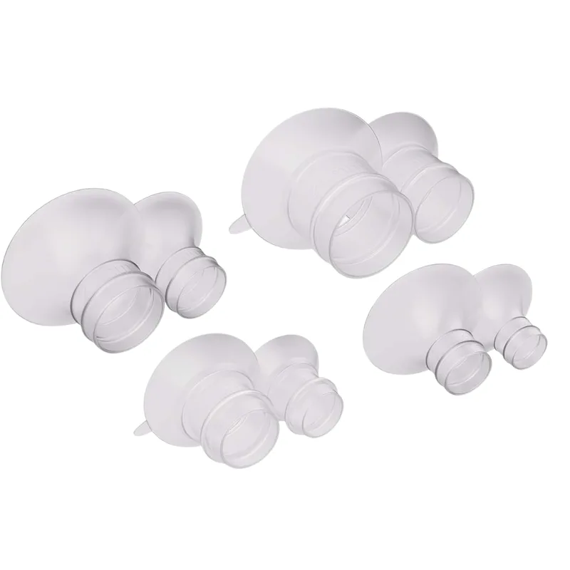 GENTLEFLOW Hands-Free Dubbele Borstkolf – Elektrische – Draadloos & Zeer Stil - Drievoudig Systeem met 9 Niveaus - Licht – 2 x 180 ml Reservoir – 4 Borstschilden (17–24 mm) von Kinderkraft in Gold – Produktfoto 3 von 4