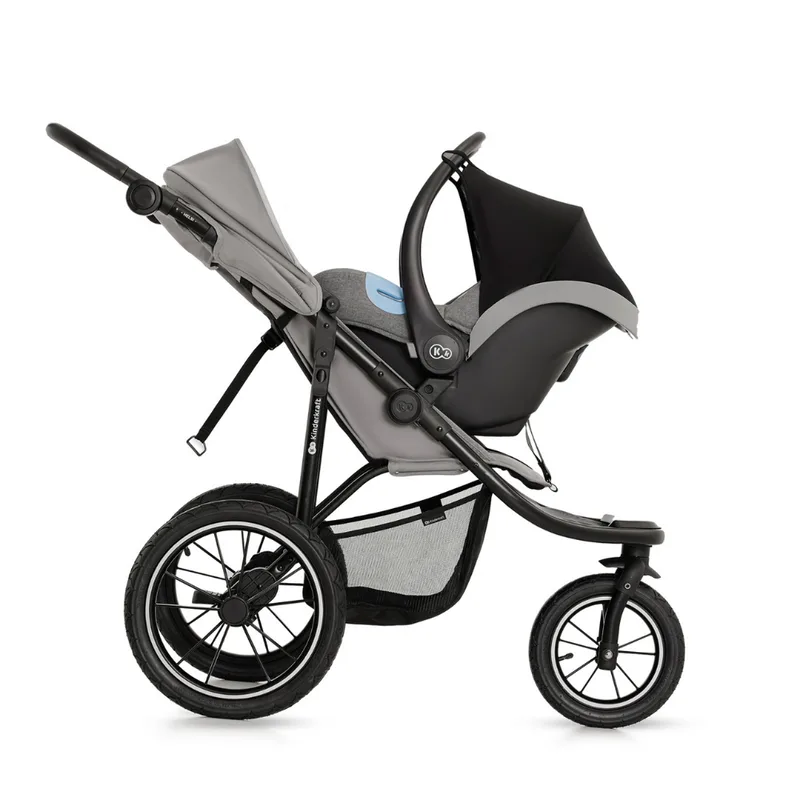 HELSI 2 - Kinderwagen - Verstelbaar - Tot 27 kg von Kinderkraft in Grau – Produktfoto 2 von 4