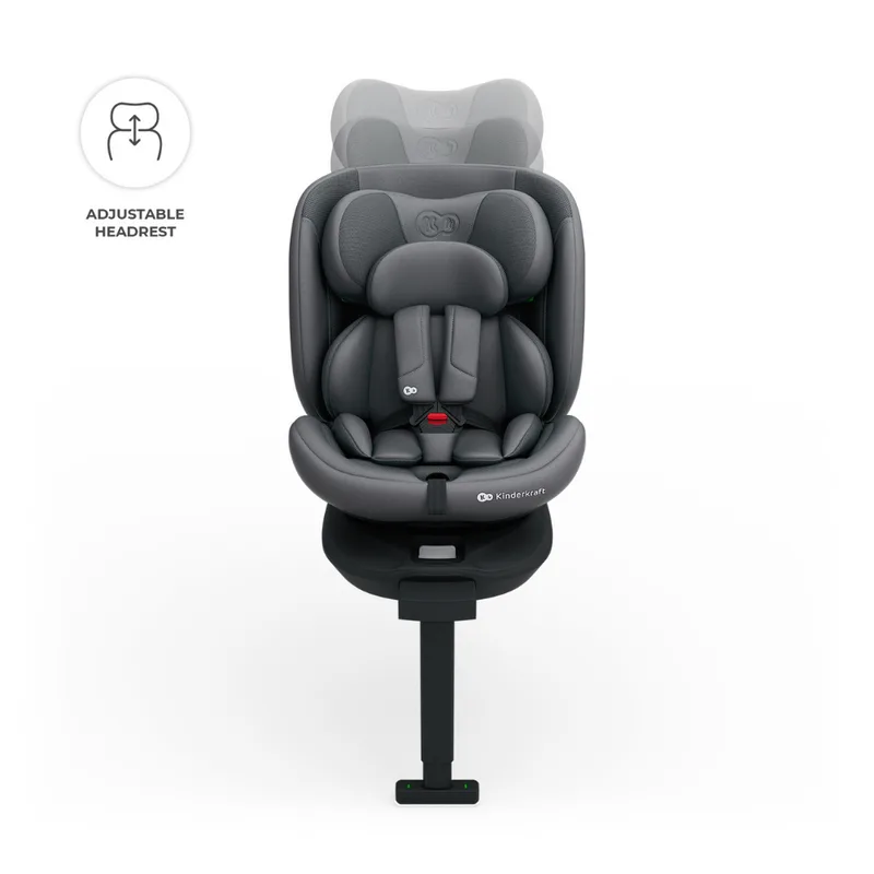 I-360 2 PLUS Autostoel – 40-150 cm i-Size – Met Isofix – Groep 0/1/2/3 – Tot 12 Jaar by Kinderkraft in Grey – product photo 3 of 4