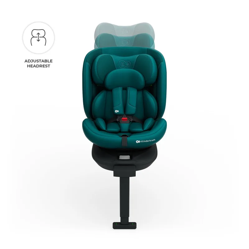 I-360 2 PLUS Autostoel – 40-150 cm i-Size – Met Isofix – Groep 0/1/2/3 – Tot 12 Jaar by Kinderkraft in Green – product photo 4 of 4