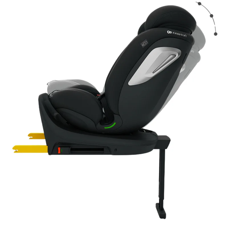 I-360 2 PLUS Autostoel – 40-150 cm i-Size – Met Isofix – Groep 0/1/2/3 – Tot 12 Jaar by Kinderkraft in Black – product photo 4 of 4