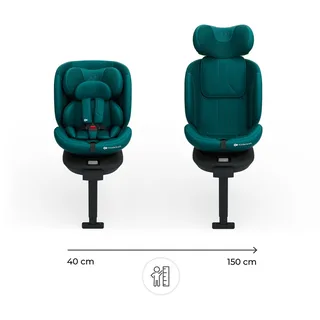 I-360 2 PLUS Autostoel – 40-150 cm i-Size – Met Isofix – Groep 0/1/2/3 – Tot 12 Jaar by Kinderkraft in Green – product photo 3 of 4