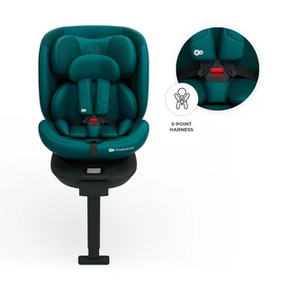I-360 2 PLUS Autostoel – 40-150 cm i-Size – Met Isofix – Groep 0/1/2/3 – Tot 12 Jaar by Kinderkraft in Green – product photo 2 of 4