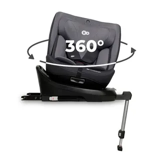 I-360 I-SIZE Autostoel – 40-150 cm – Met Isofix – Groep 0/1/2/3 – Tot 12 Jaar von Kinderkraft in Grau – Produktfoto 2 von 4