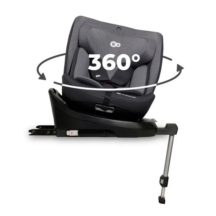I-360 I-SIZE Autostoel – 40-150 cm – Met Isofix – Groep 0/1/2/3 – Tot 12 Jaar von Kinderkraft in Grau – Produktfoto 2 von 4