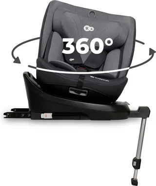 I-360 I-SIZE Autostoel – 40-150 cm – Met Isofix – Groep 0/1/2/3 – Tot 12 Jaar von Kinderkraft in Grau – Produktfoto 1 von 4