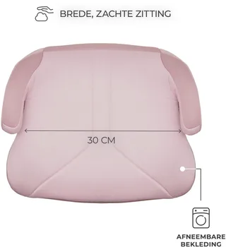 I-BOOST 2 i-Size - Zitverhoger - Autostoel Booster - 125-150 cm 22-36 kg – 6-12 Jaar – R129 Goedgekeurd by Kinderkraft in Pink – product photo 2 of 4