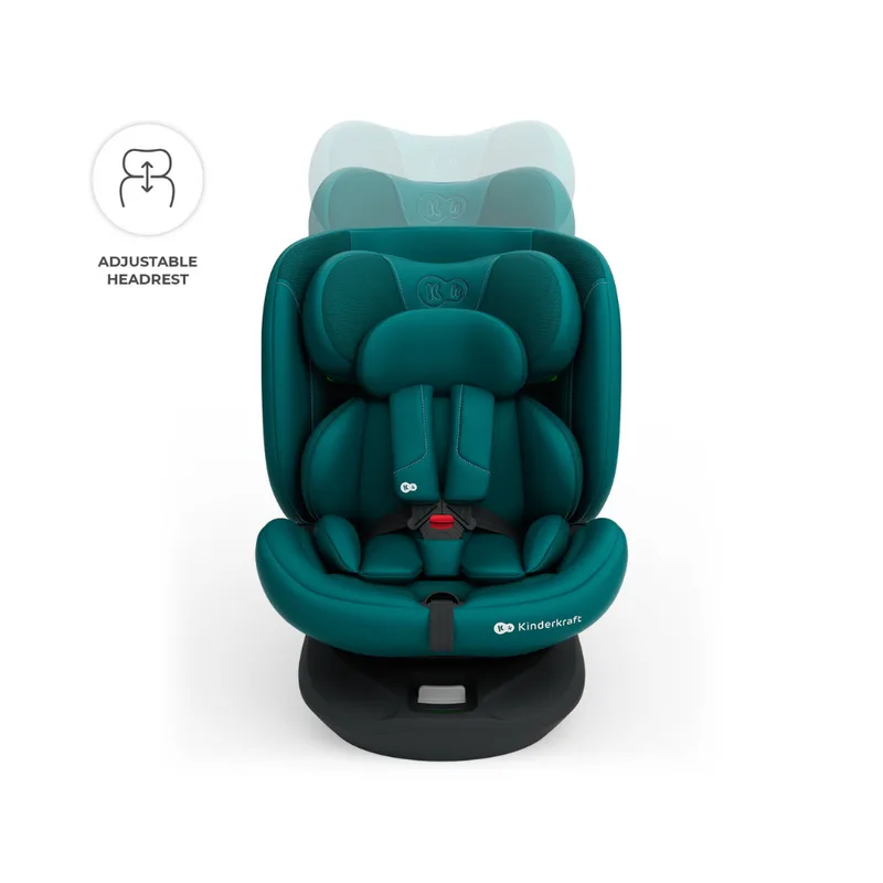 I-GROW 2 PLUS Autostoel – 40-150 cm i-Size – Met Isofix – Groep 0/1/2/3 – Tot 12 Jaar by Kinderkraft in Green – product photo 3 of 4