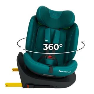 I-GROW 2 PLUS Autostoel – 40-150 cm i-Size – Met Isofix – Groep 0/1/2/3 – Tot 12 Jaar by Kinderkraft in Green – product photo 2 of 4
