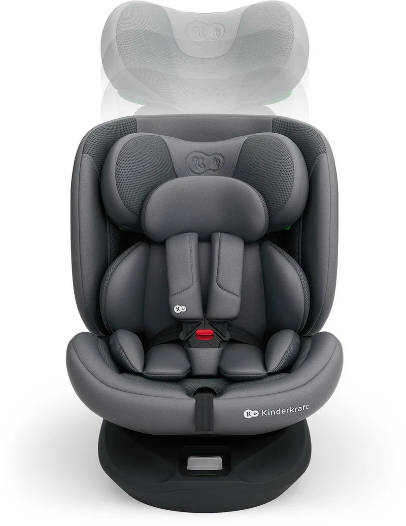 I-GROW 2 PLUS Autostoel – 40-150 cm i-Size – Met Isofix – Groep 0/1/2/3 – Tot 12 Jaar by Kinderkraft in Grey – product photo 2 of 4