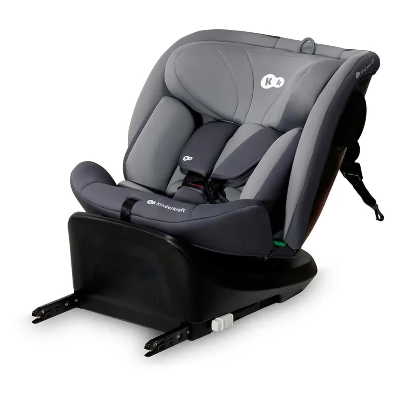 I-GROW I-SIZE Autostoel – 40-150 cm – Met Isofix – 360 - Groep 0/1/2/3 – Tot 12 Jaar by Kinderkraft in Grey – product photo 2 of 6