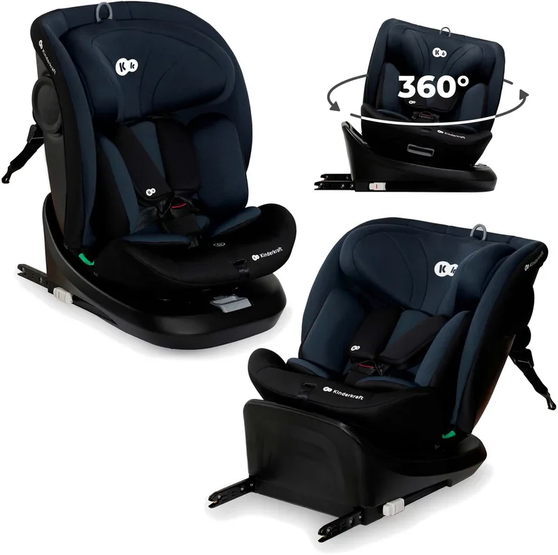 I-GROW I-SIZE Autostoel – 40-150 cm – Met Isofix – Groep 0/1/2/3 – Tot 12 Jaar de Kinderkraft en Zwart – photo produit