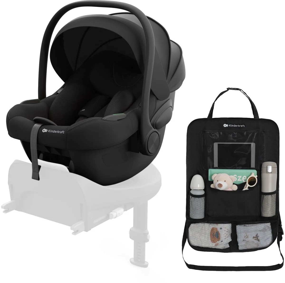 I-LITE - Autostoel - i-Size R129 - 40-87 cm - incl. auto-organizer de Kinderkraft en Noir – photo produit