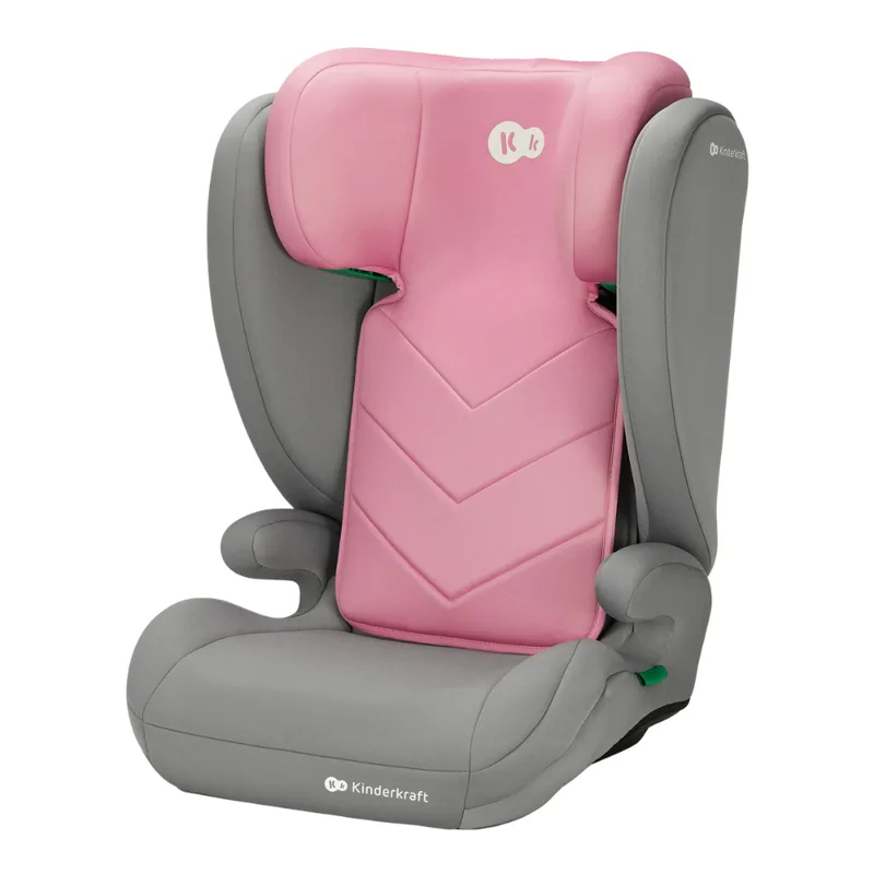 I-SPARK 2 PLUS i-Size Autostoel - 100-150 cm 2-in-1 met boosterfunctie 10-standen hoofdsteun by Kinderkraft in Pink – product photo 2 of 4