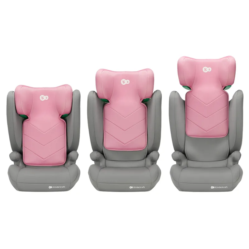 I-SPARK 2 PLUS i-Size Autostoel - 100-150 cm 2-in-1 met boosterfunctie 10-standen hoofdsteun by Kinderkraft in Pink – product photo 4 of 4